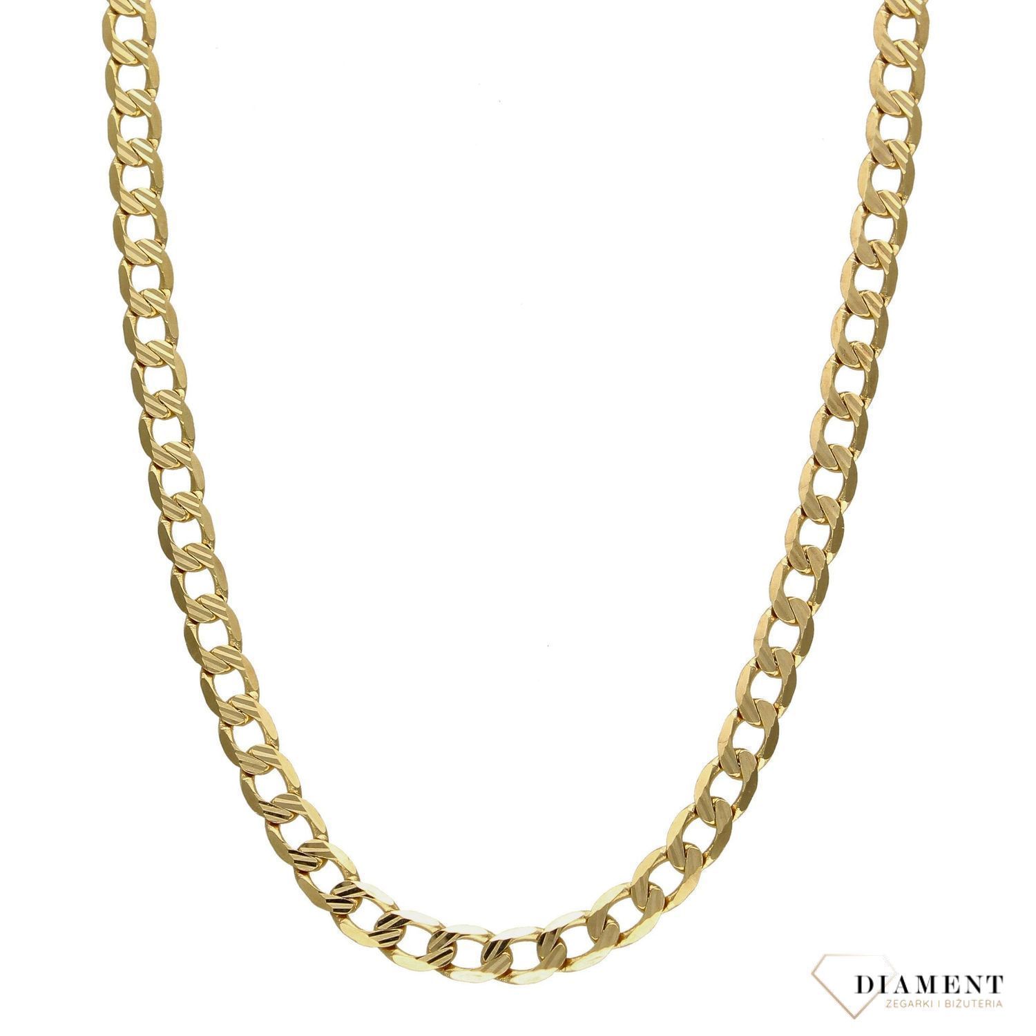 Złoty łańcuszek 333 pancerka pave 4 mm. Złoty łańcuszek o klasycznym splocie pave pancerka. Złoty łańcuszek z delikatnymi nacięciami nadaję świetnego blasku biżuterii Złoty łańcuszek 333 na prezent (3).jpg